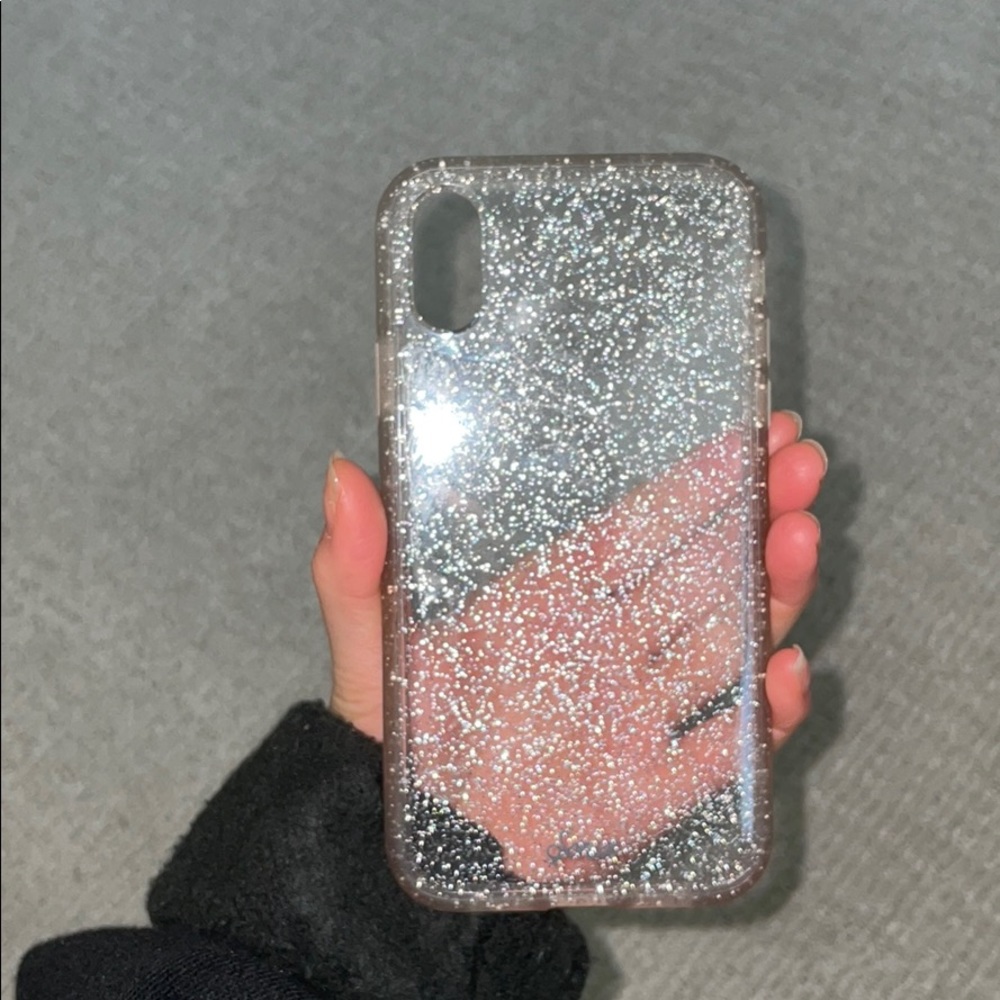 Sonix Iphone XR Silver Glitter Case
